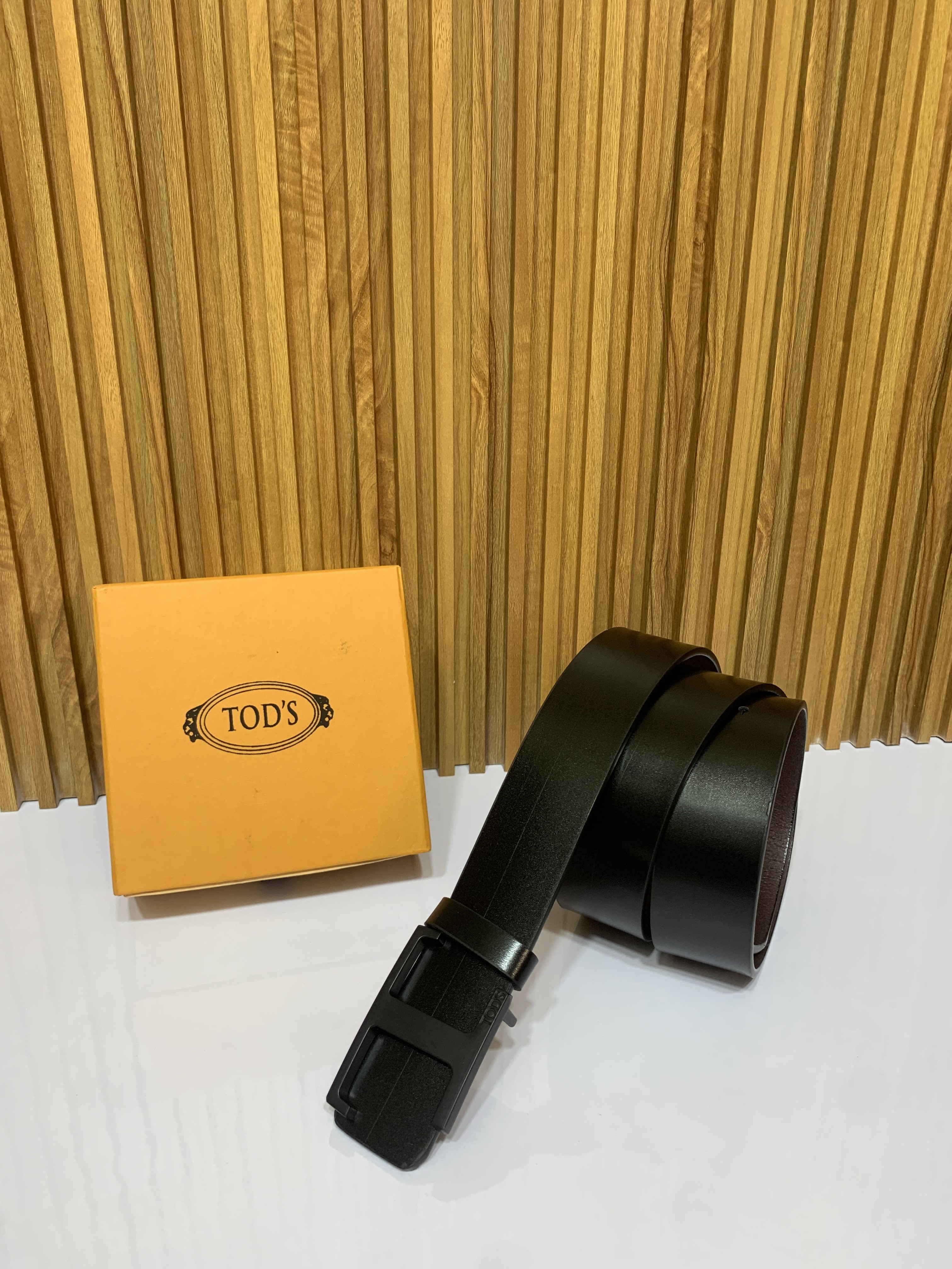 11 TODD'S FULL BLACK PREMIUM QUALITY BELT WITH BOX