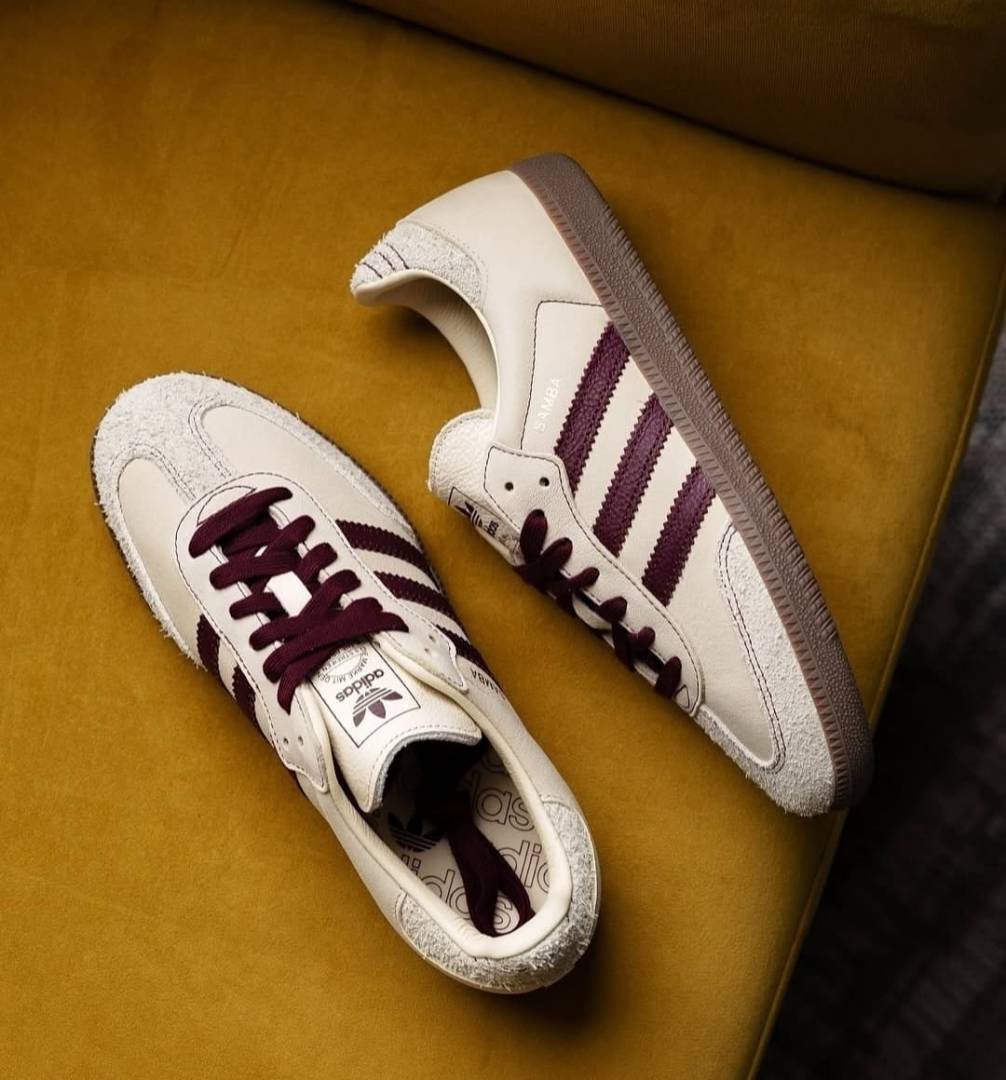 Adidaass Samba Og Wonder White Maroon