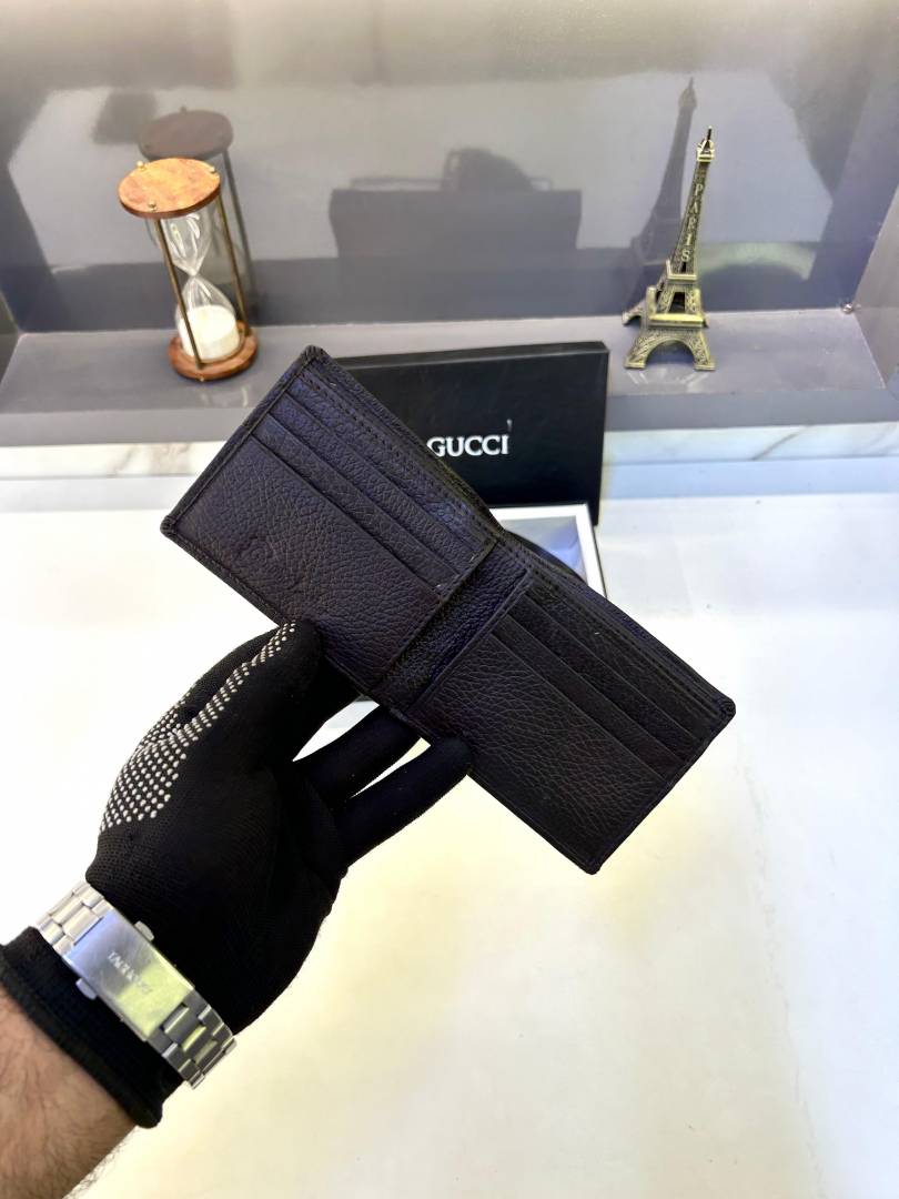 Guchi Belt & Wallet Combo Black Brown Fa 718