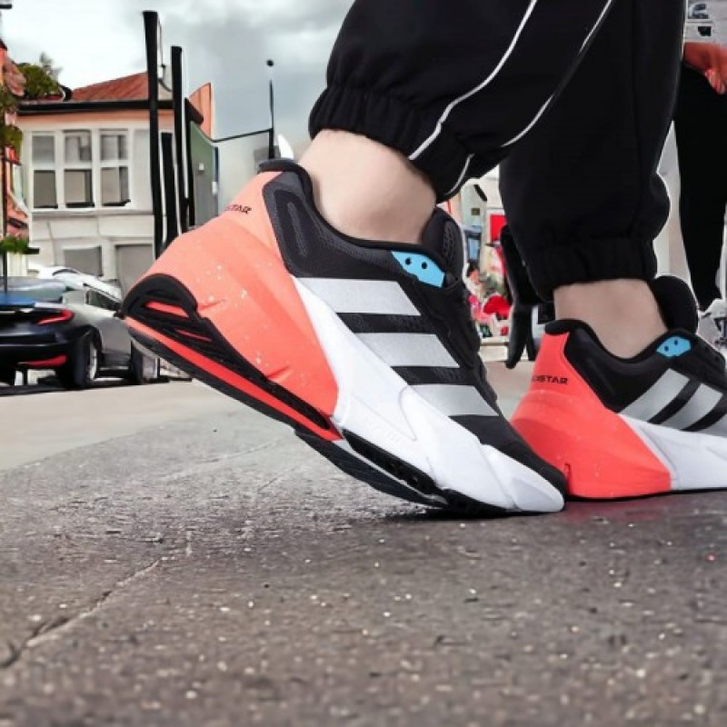 Adiddas adistar running shoes black white red