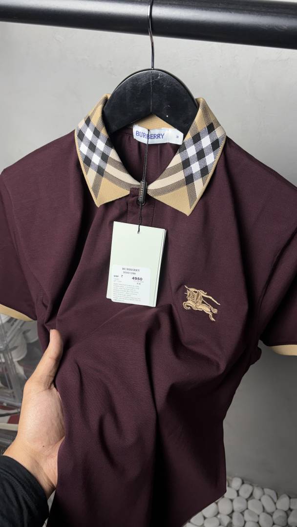 Burberrry Premium Polo T-Shirt with OG Box Packaging 3015