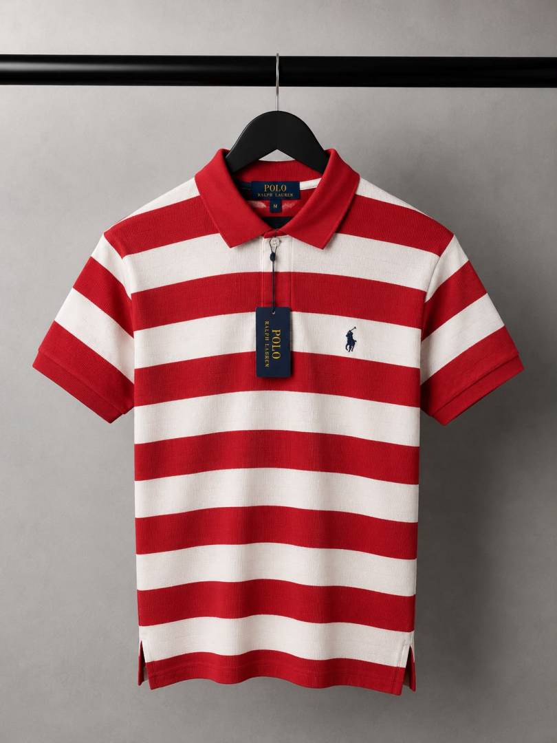 Ralp_ Laure_n Premium Knig Striped Polo T-Shirt OG Box packaging 1468. Sale offer  VS1000
