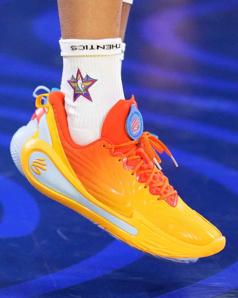 Underr Armour Curry 12 Blue Calm Blue Atlantis Dark Orange 1210