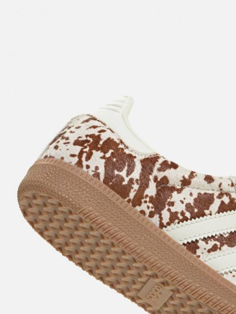Adiddas SambaCow Print Brown White