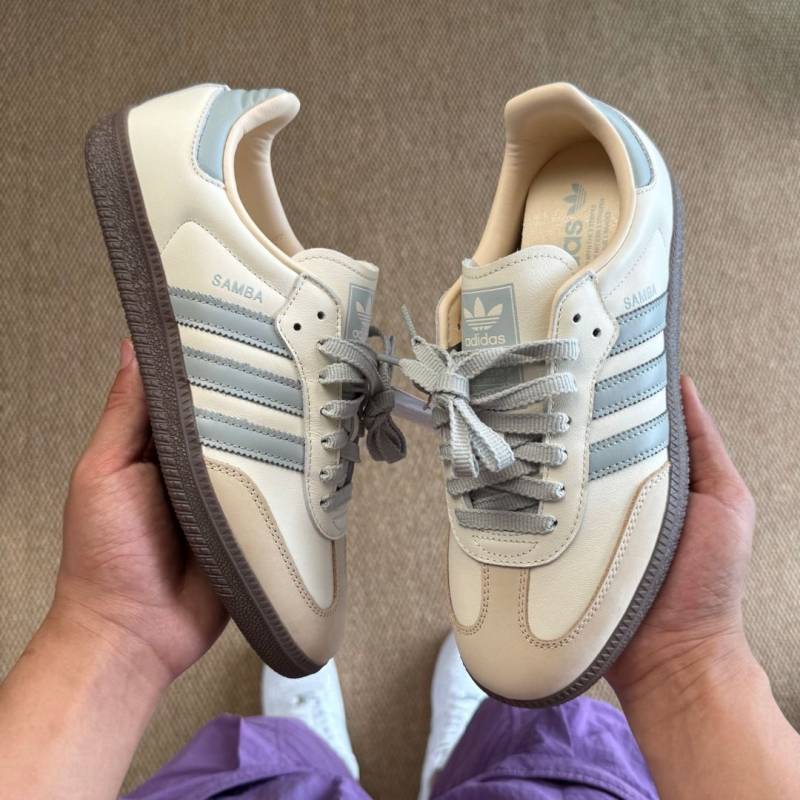 ADIDDAS SAMBA OG WHITE HALO BLUE