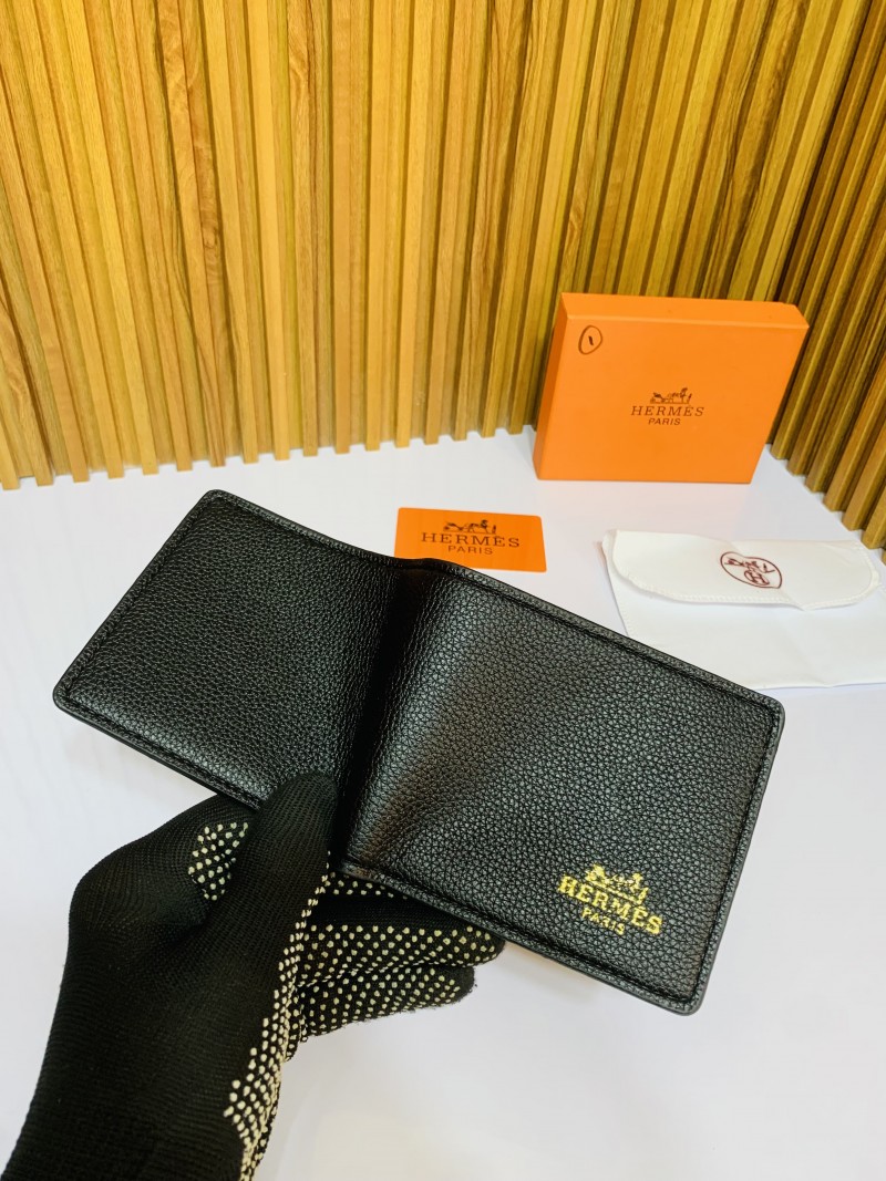 201 HERMEZ FULL BLACK PREMIUM QUALITY WALLET WITH BOX