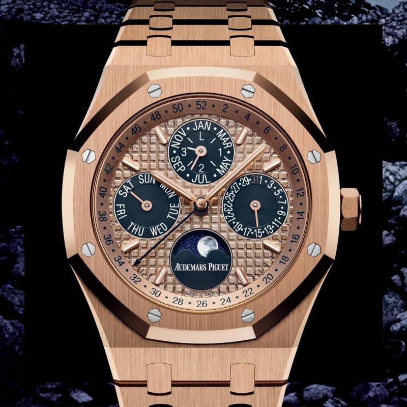 Audemars_Piguer Royal Oak Calendar Automatic copper Blue