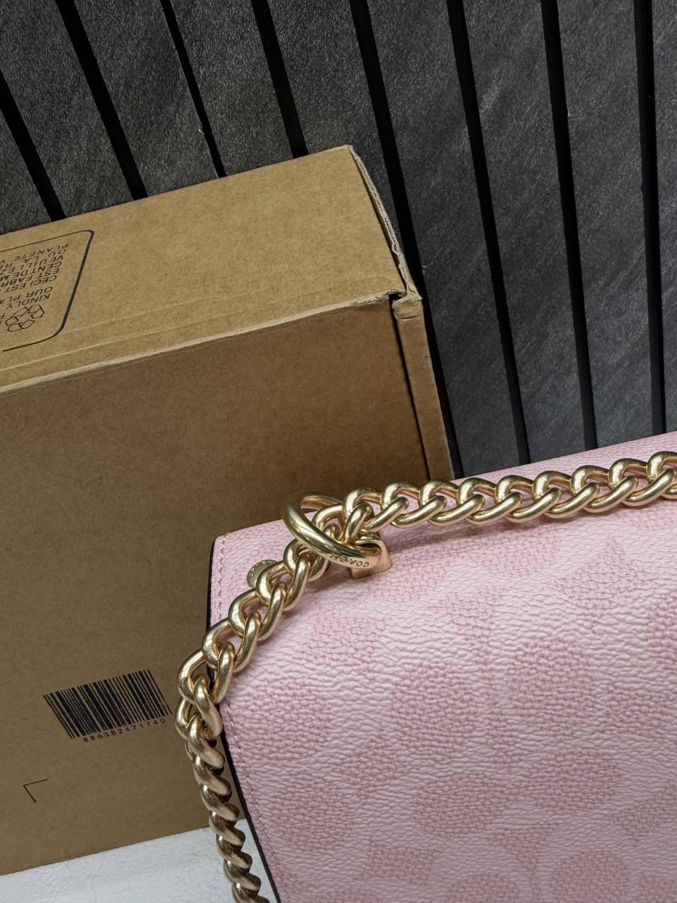 Coacch Klare Pink Mono Highend ShoulderBag With OriginalBox & DusTCover Metal Tag