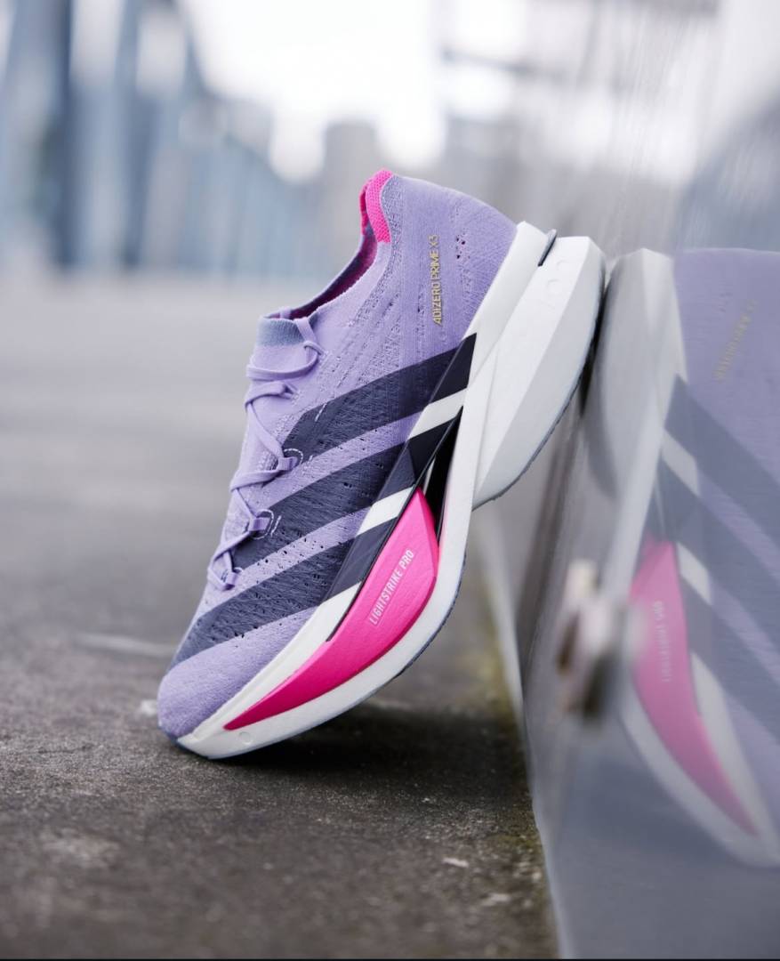 Adiddas Adizero Prime X3 Strung plum purple