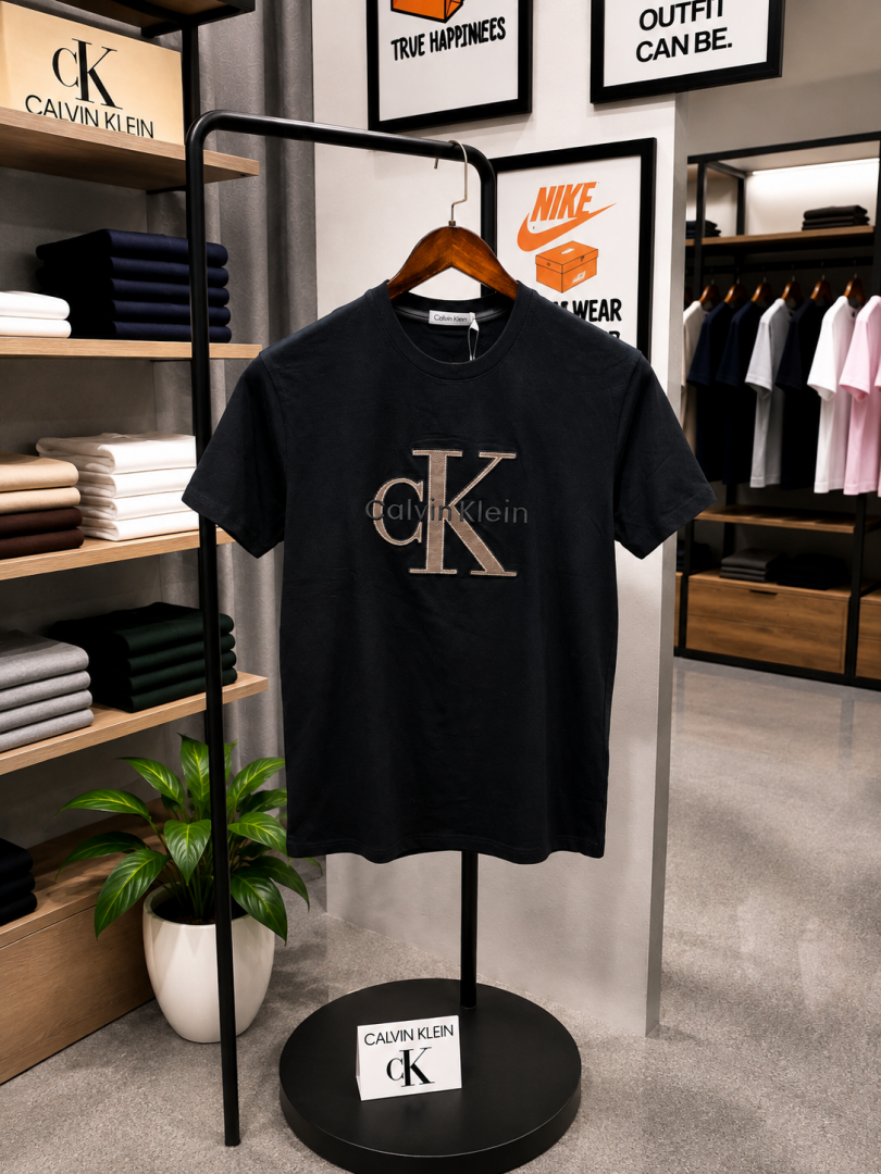 Calvin klei imported round neck tshirt black