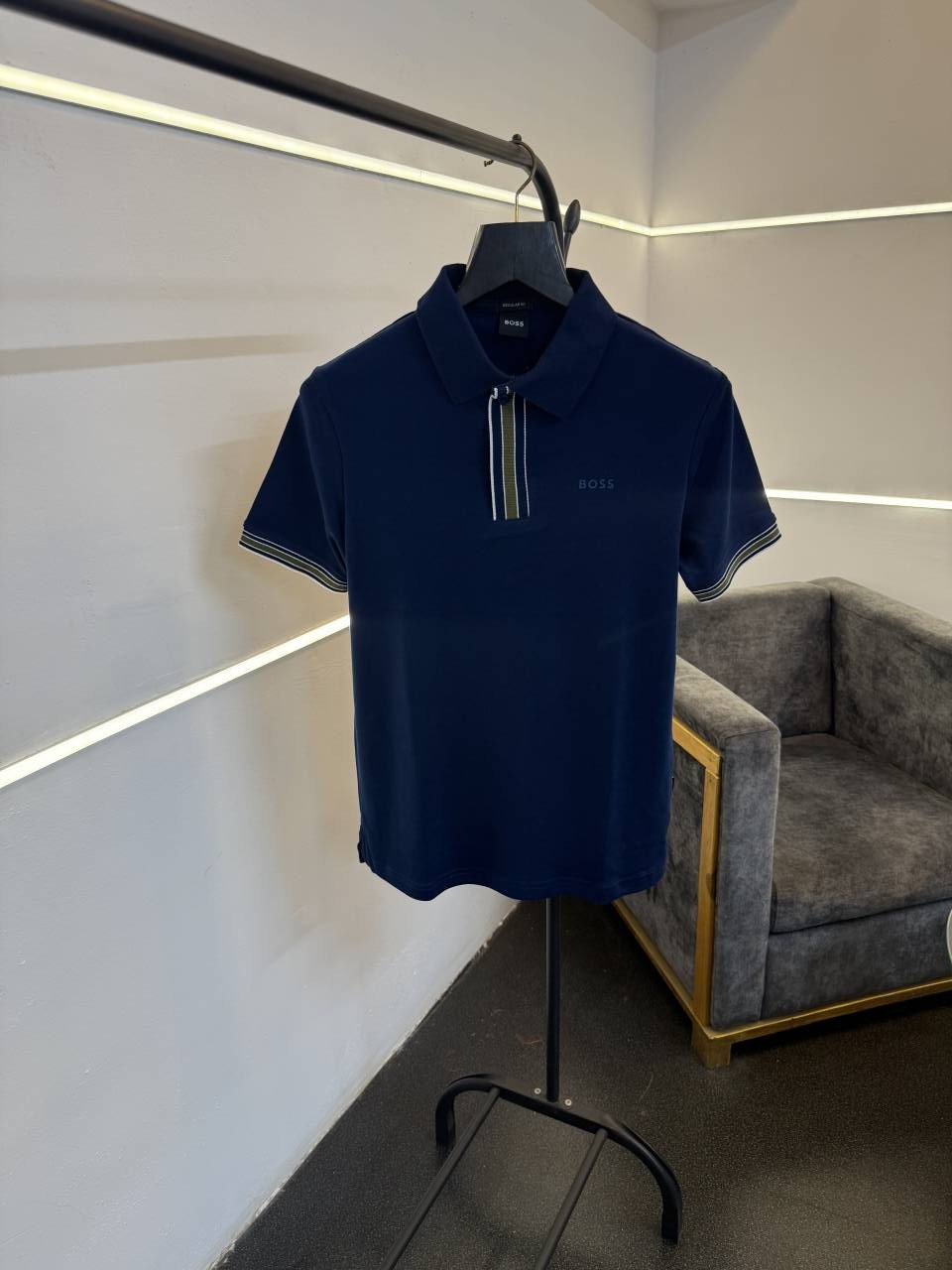 Hugo bos imported polo tshirt blue sale