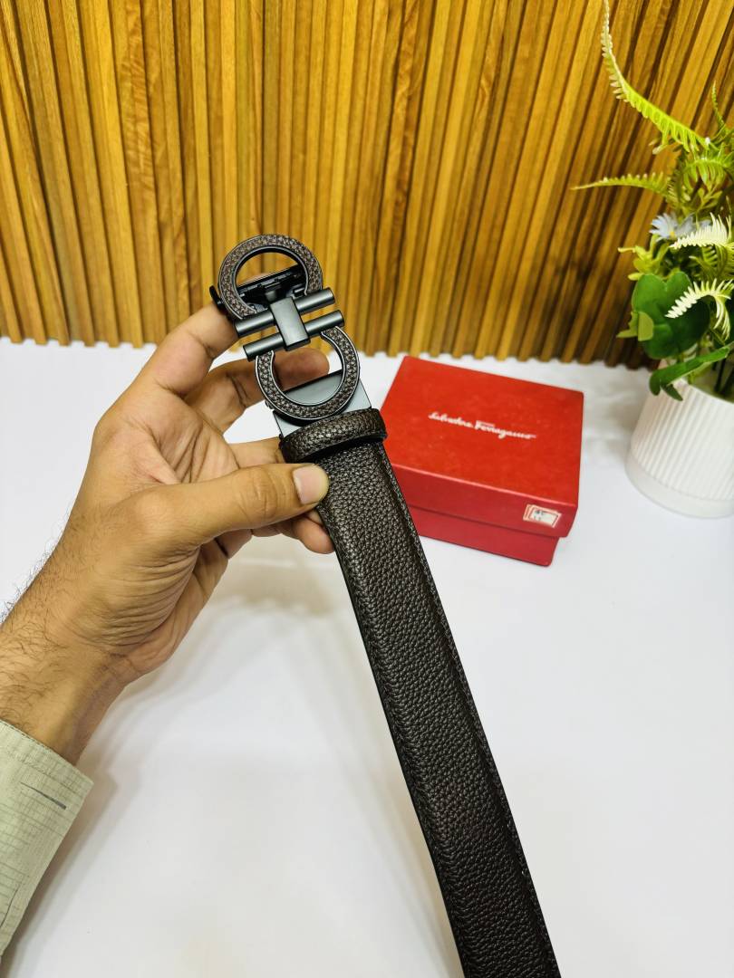 11 SF SALVATORE FERRAGAMMO PREMIUM QUALITY AUTOMATIC LOCK BELT