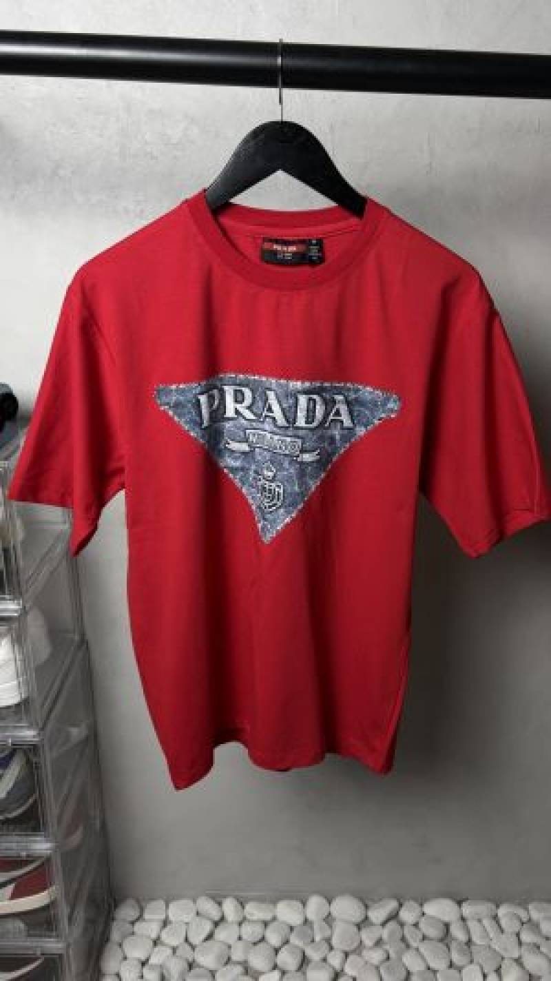 Prad_ Milano Logo T-Shirt 1182. Sale-offer VS1000