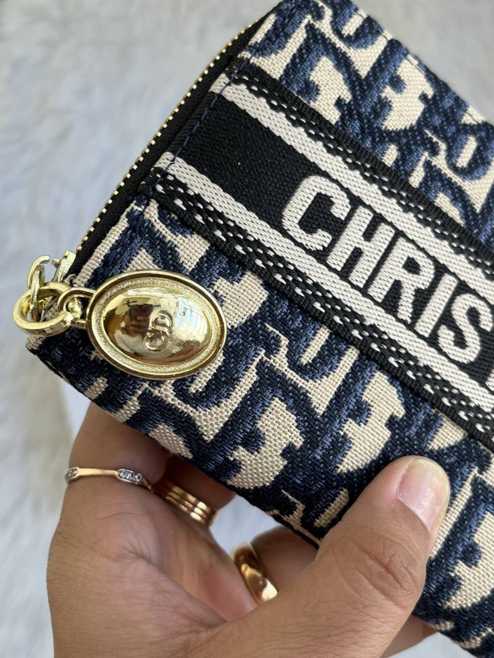 Diyor_94_Blue_Long_Zippy_Wallet_With_OriginalBox