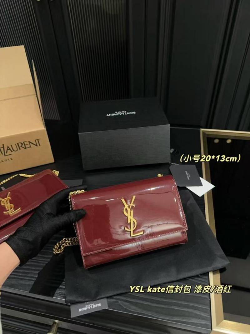 Ysl Kate Patent Shoulder Bag With OriginAuldoubleBox Highend