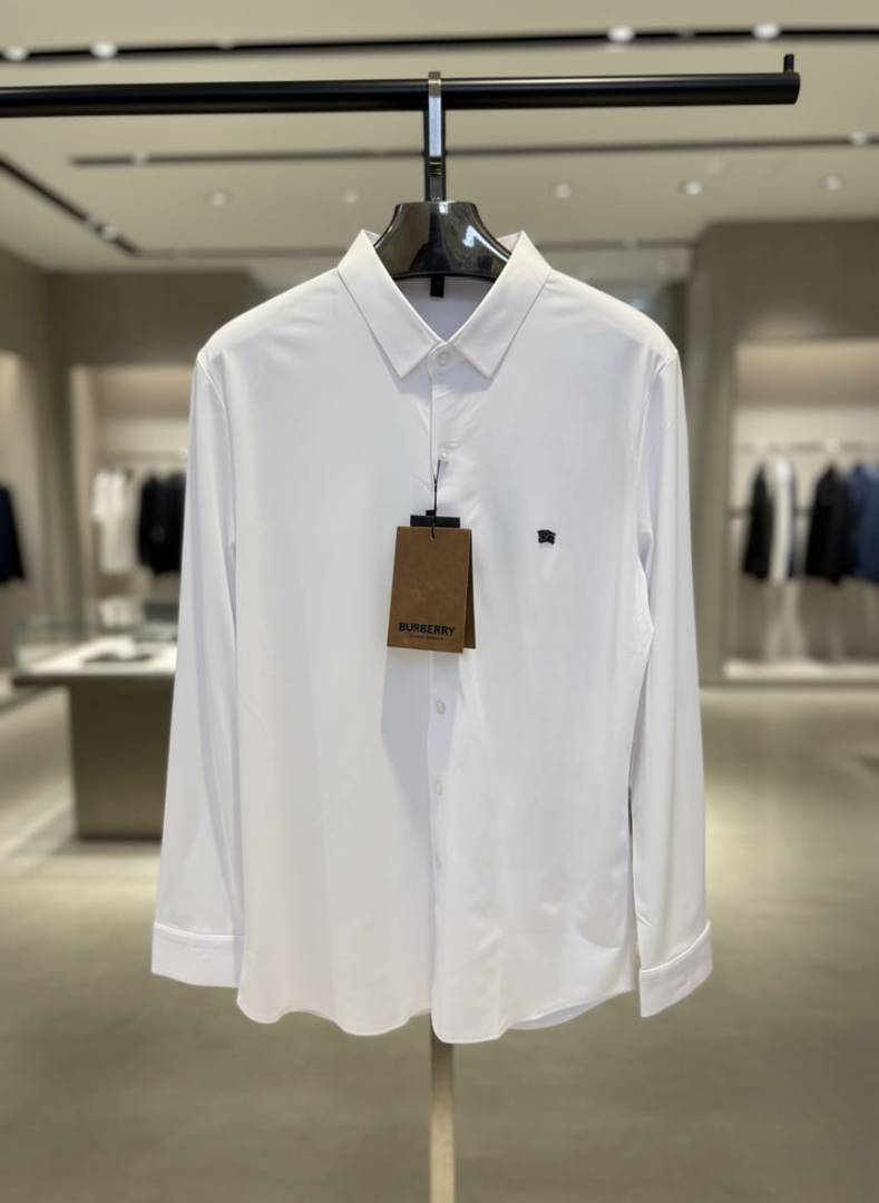 BURBERY IMPORTED TRENDING KOREAN SHIRT WHITE