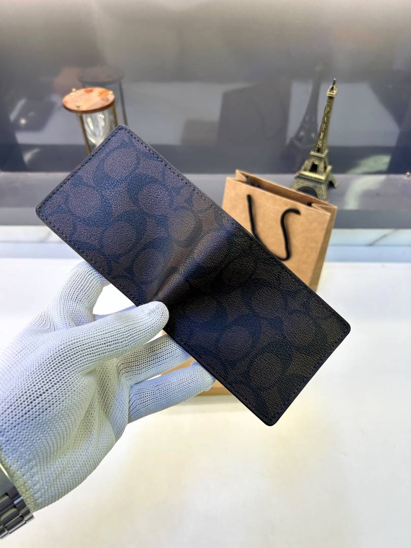Coatch Monogram Brown Wallet Fa 871