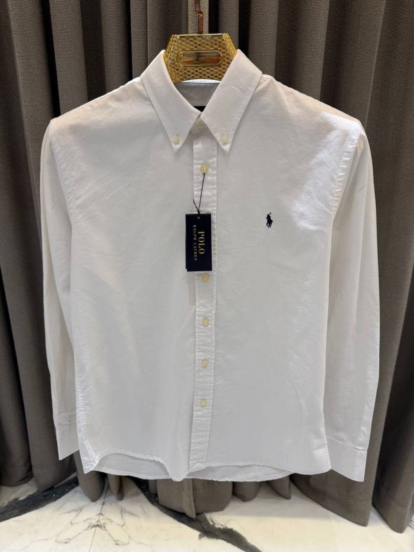 Ralph Lauren imported Chest logo Shirt White