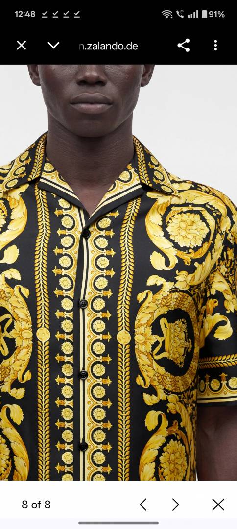 Versac-e IMPORTED STORE ARTICLE PREMIUM PRINTED SHIRT
