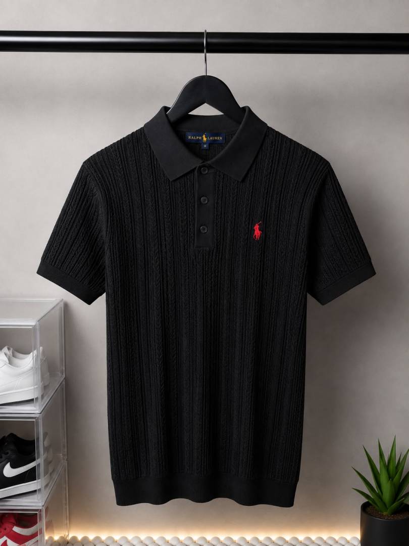 Ralp_ Lauren Premium Knit Polo T-Shirt 2019