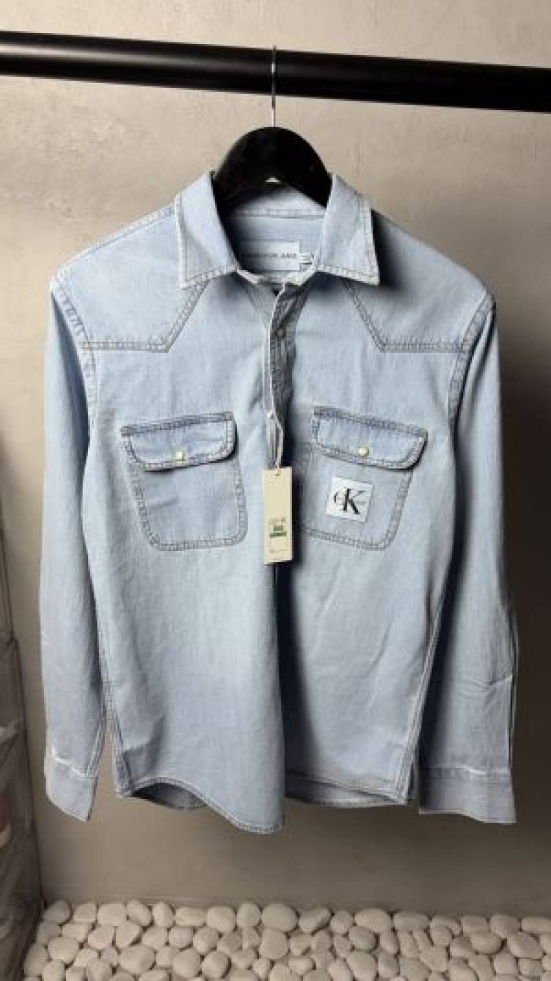 Calvin Klei_ Signature Denim Shirts 1193