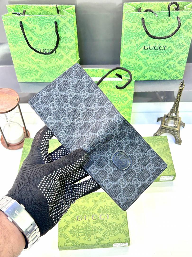 Guchi Wallet New Black Premium Quality Fa 58