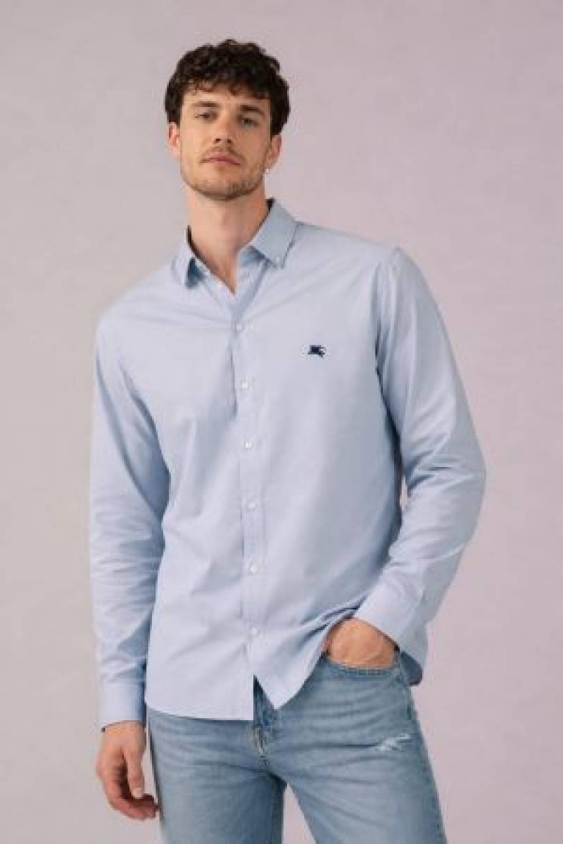 BURBERY IMPORTED STORE ARTICLE SHIRT SKY BLUE