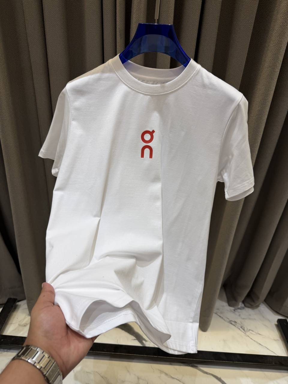On Cloud White Premium Round Neck Tshirt