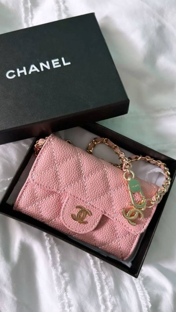 Chennell 07 Mini ChainWallet With OriginalBox DustCover Super Premium