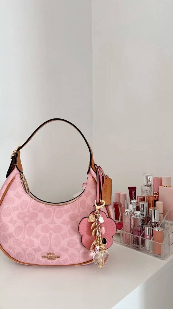 Coacch CB Emily Pink Edition Hobo With CarryBag OriginalBox & DustCover