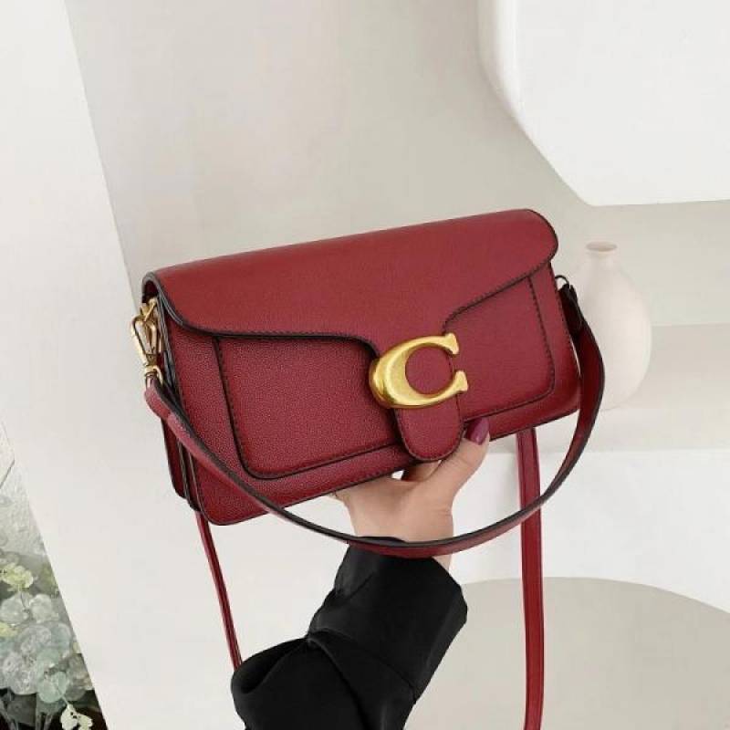 Coaach Tabby 26 Shoulder Bag With OG Box & Dust Bag (Wine - 614)