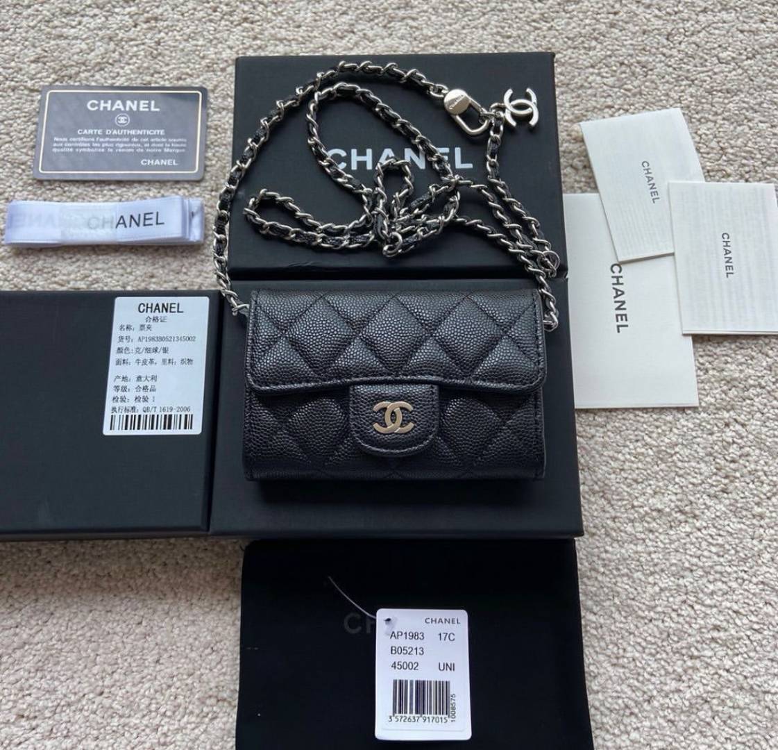 Chennel_Mini_Chain_Wallet_Crossbody_WaistBag_With_OriginalBox
