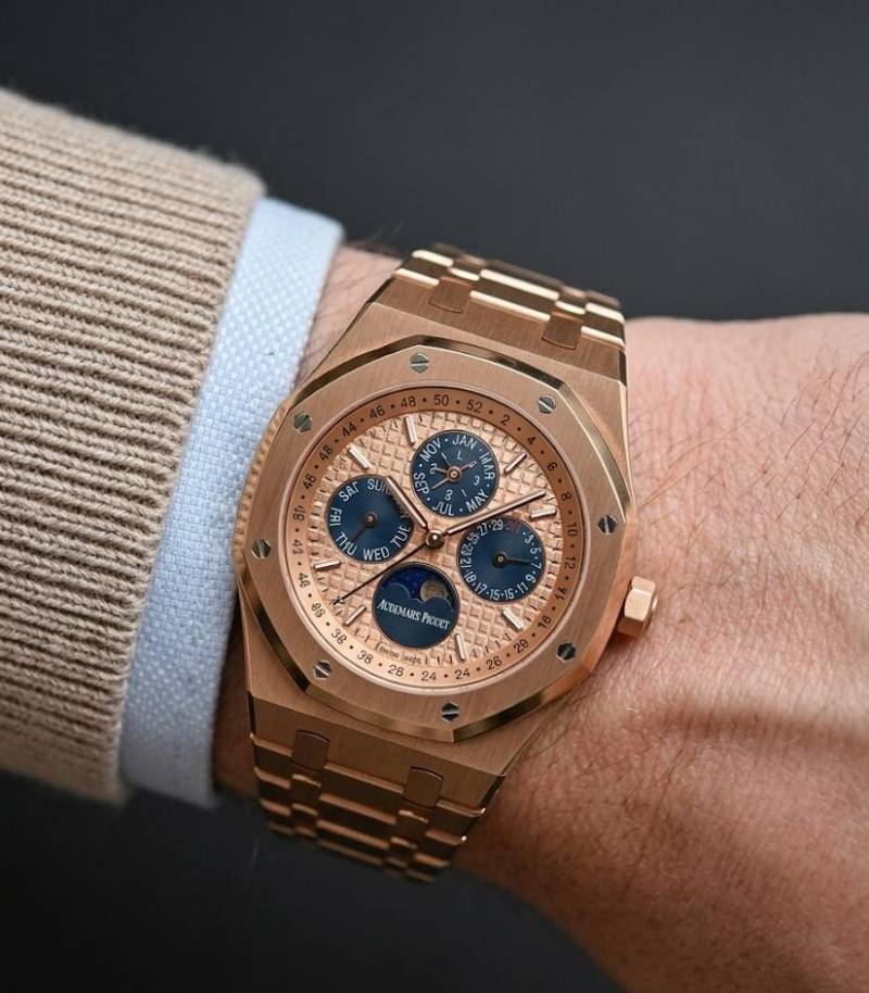 Audemars_Piguer Royal Oak Calendar Automatic copper Blue