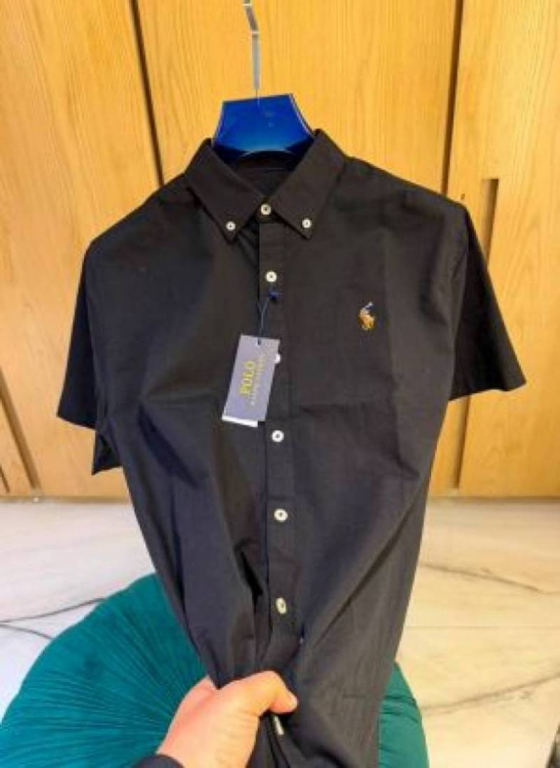 RALP-xH LAUREN POLO STORxE ARTICLE IMPORTED leelan fabric SHIRT