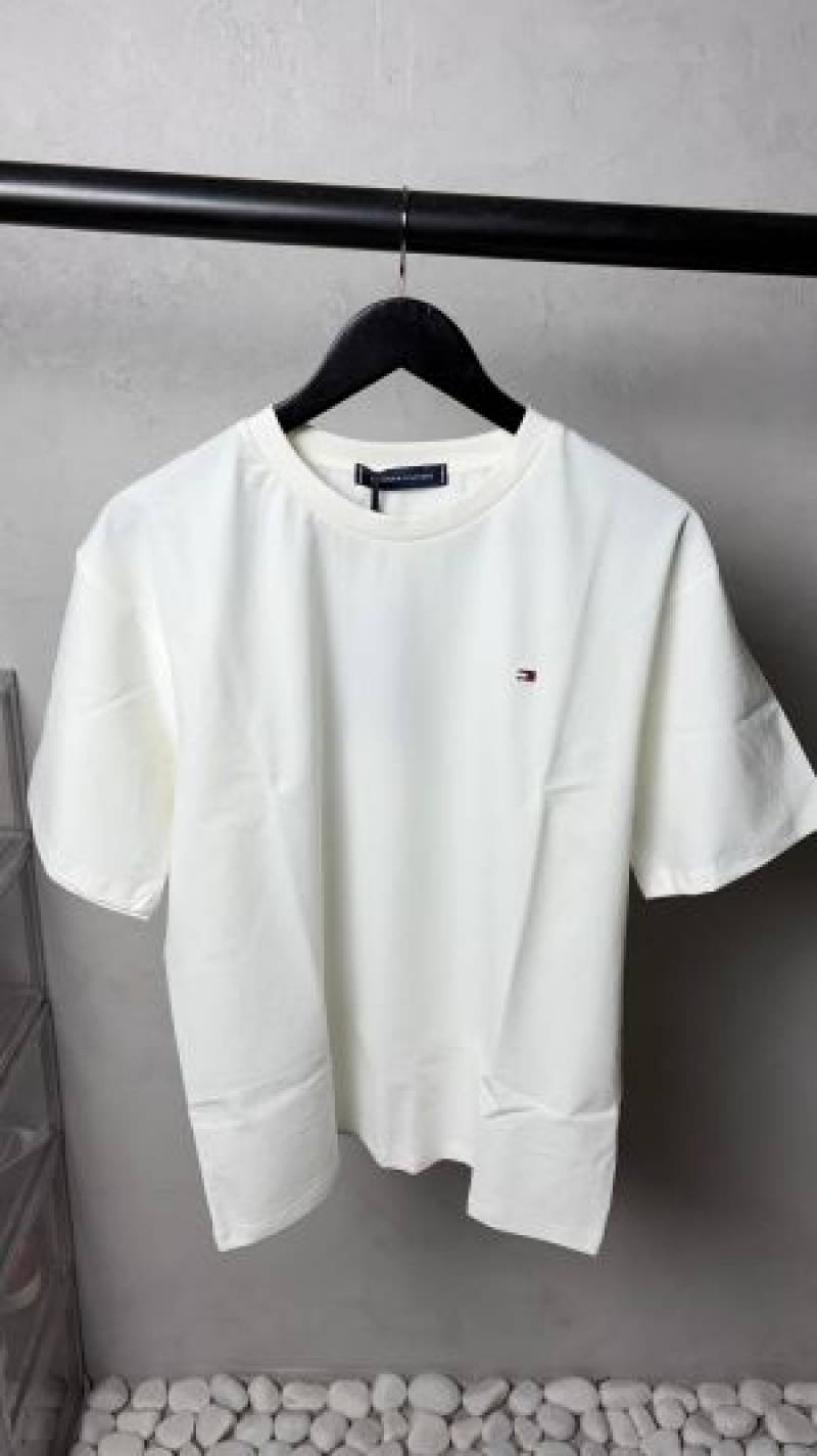 Tomm_ Hilfige_r Premium Round Neck T-Shirt with OG Box Packaging 1575 Sale VS1000