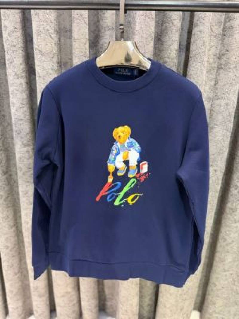 NO RETURN SALE RALF LAUUREN TRENDING MIDDLE BRAND SWEATSHIRT NAVY BLUE