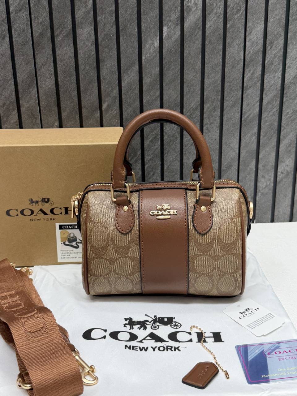 Coacch Rowan Mini Apricot-Brown With OriginalBox DustCover