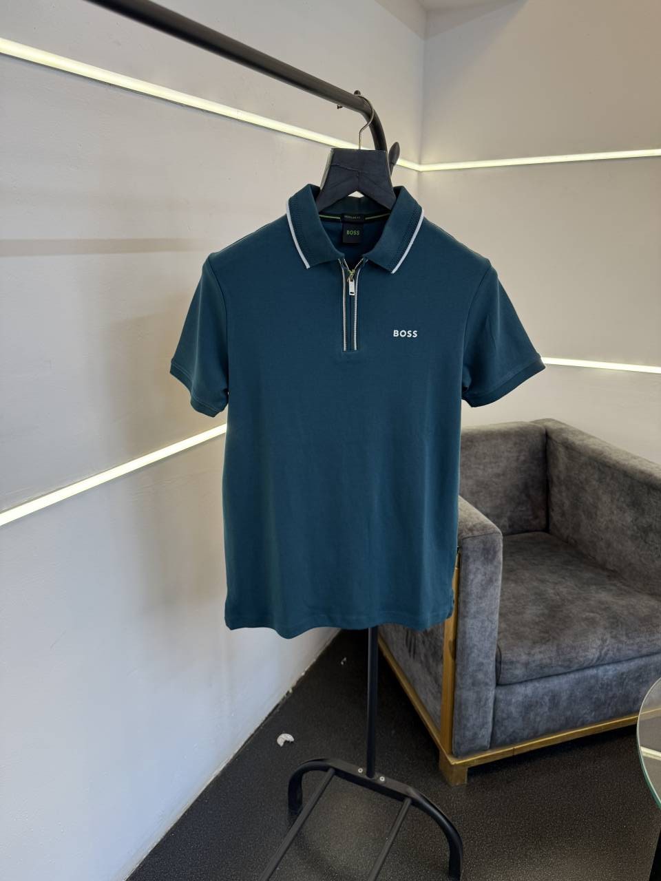 Hugo bos imported polo tshirt C green sale