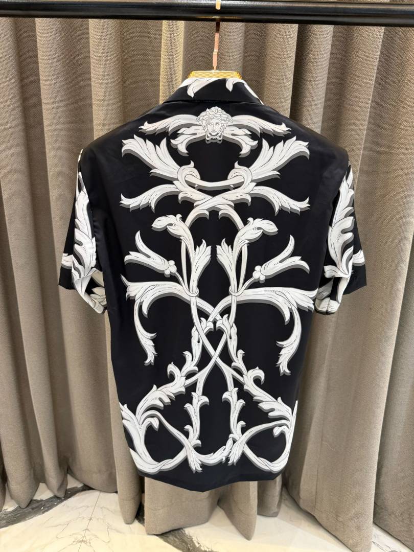 Versace Couture Half Sleeves Box Pack Shirts Black