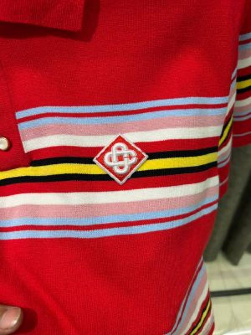 Casablanc-a IMPORTED STORE ARTICLE POLO T-SHIRT