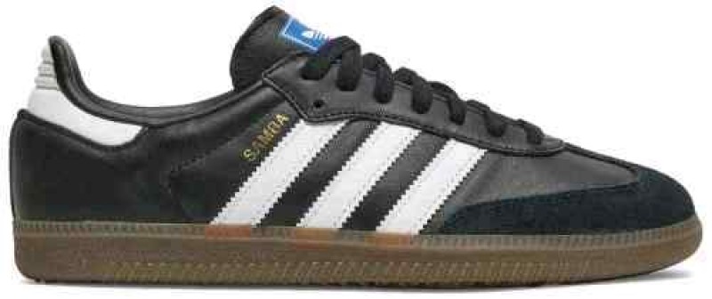 Addidas samba black white women with keychain