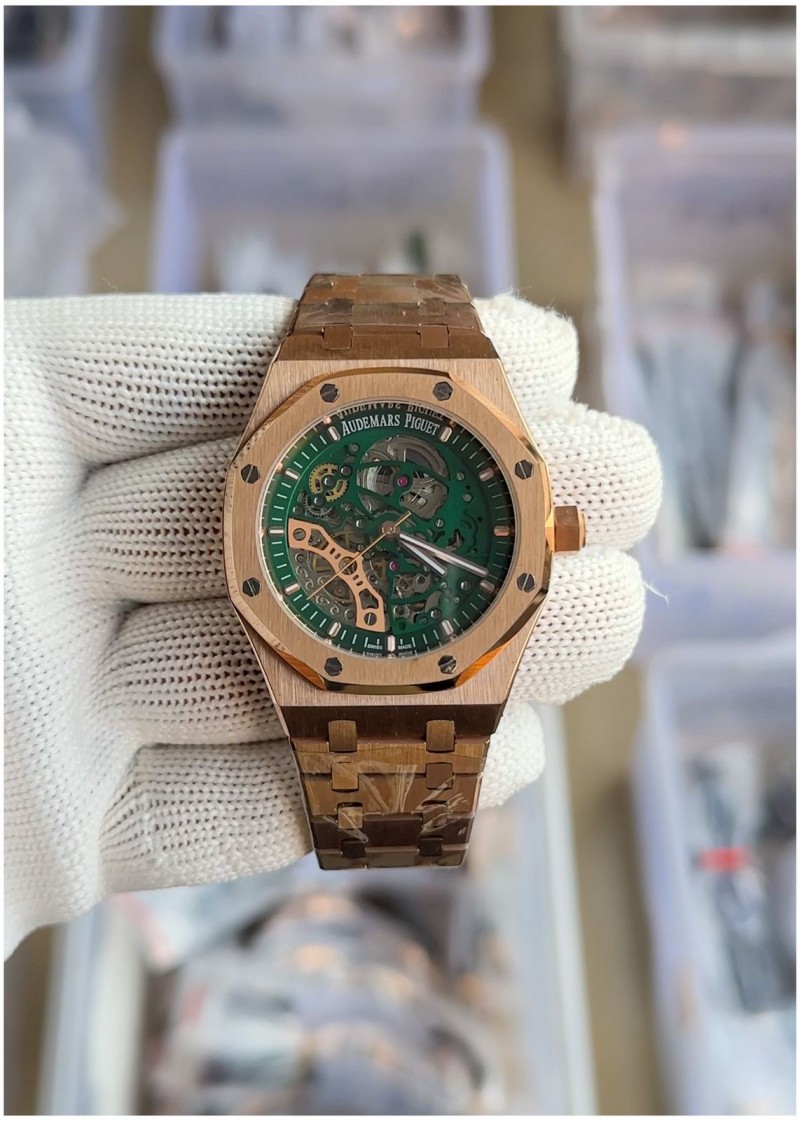 Audemar piguet Royal Oak Skeleton Automatic Copper Green