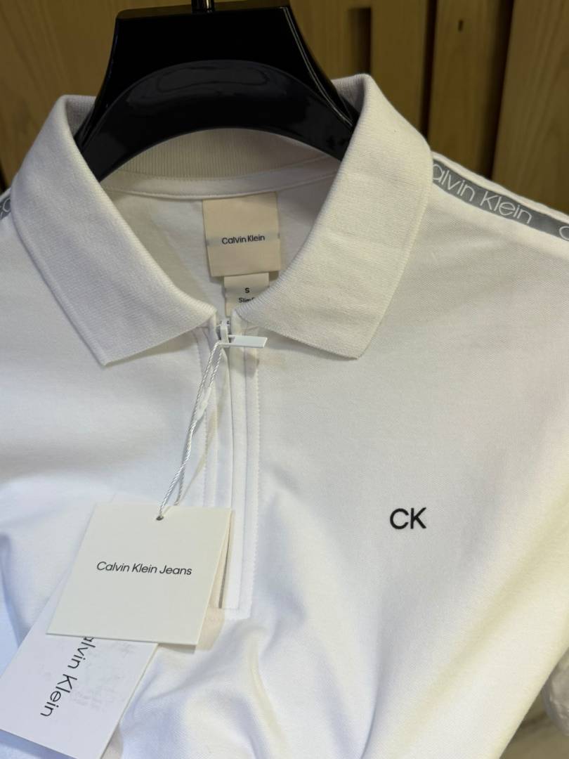 Calvi-xn Klein IMPORTED STORE ARTICLE POLO T SHIRT WHITE