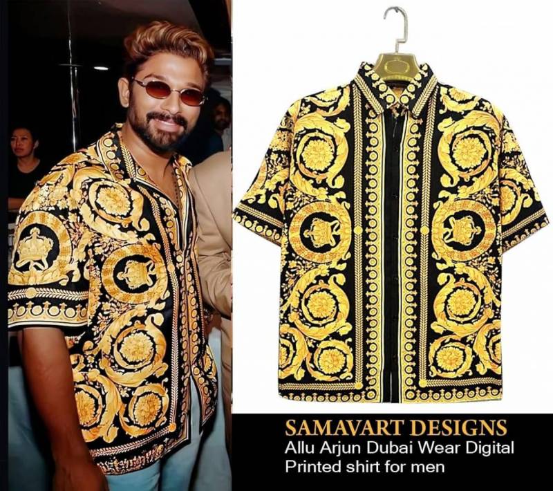 Versac-e IMPORTED STORE ARTICLE PREMIUM PRINTED SHIRT
