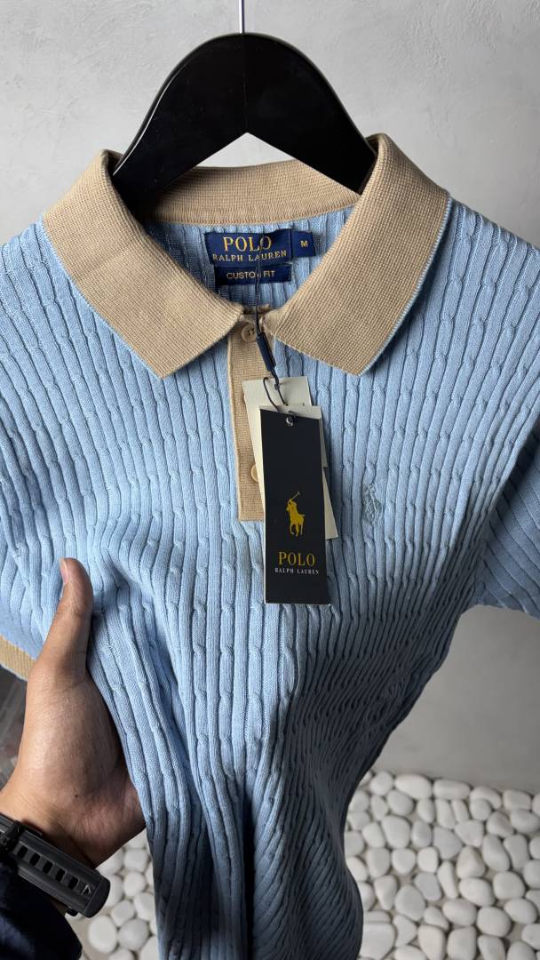 Ralph Lauren Premium Knit Polo T-Shirt 1413