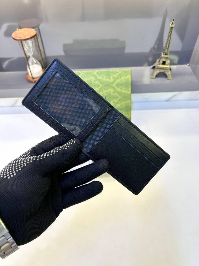 Guchi 2 Wallet Combo Black Premium Quality Fa 708