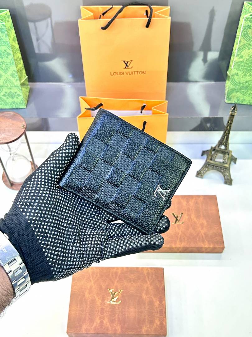 Loius Vutton Wallet Black Fa 55