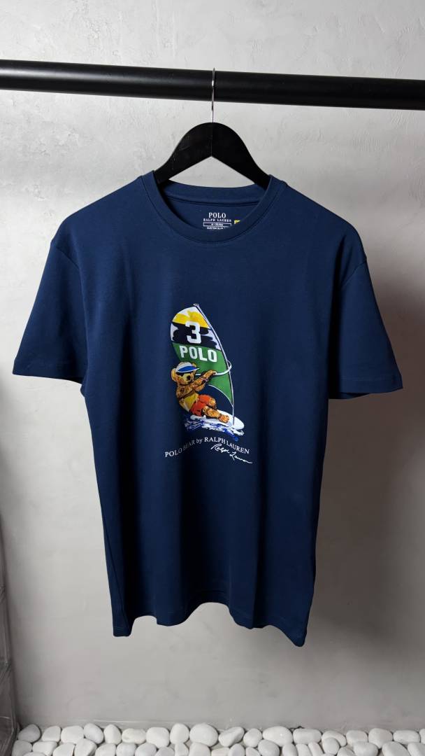 Ralf Lauren Bear Premium Round Neck T-Shirt 1106