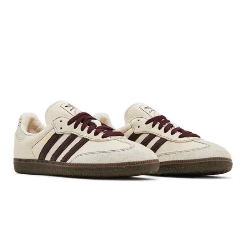 Addidas Samba OG Wonder White Maroon
