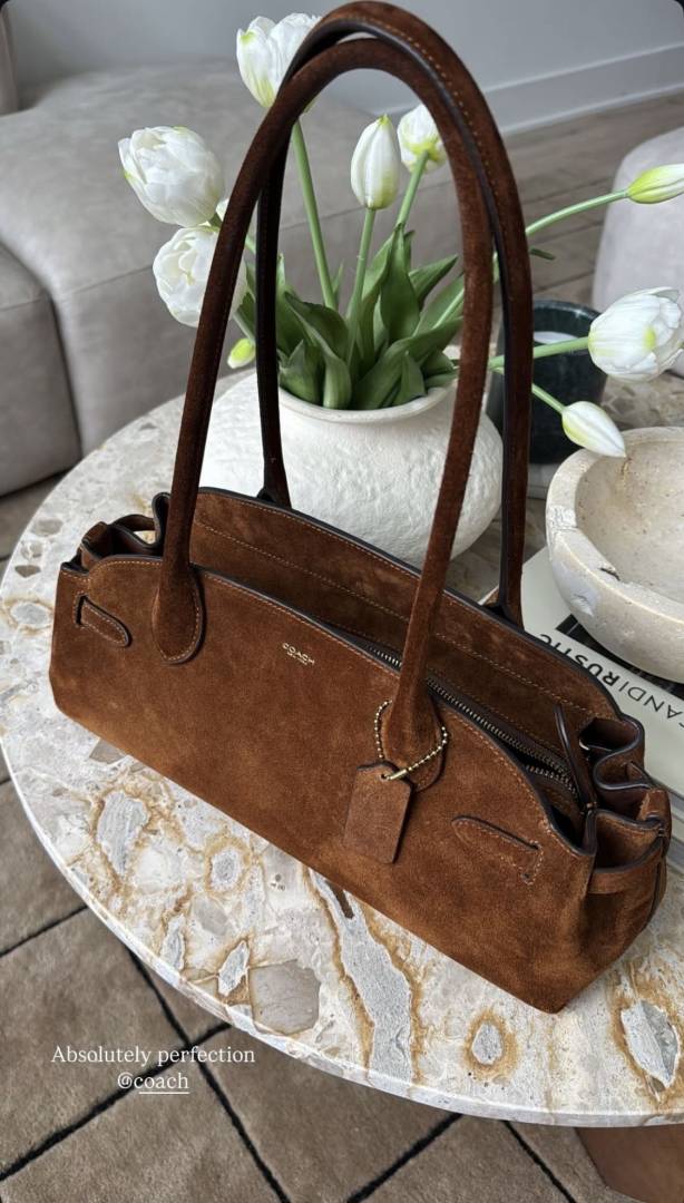 Coach Empire CarryAll Shoulder Bag With DustCover